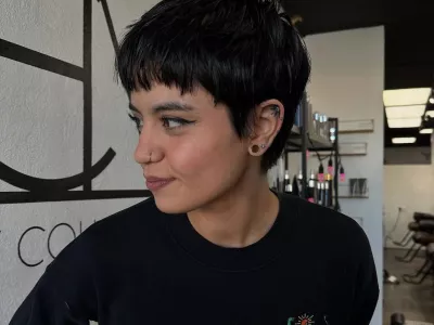Alternative cut styled at Alchemy Collective Hairlab