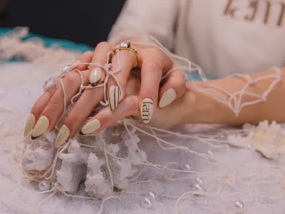 Nail design detail by Nail by Lam